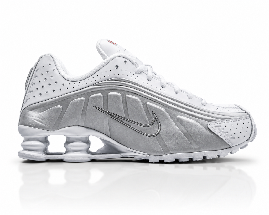 Shox R4 White Metallic Silver
